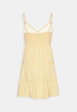 Hollister Co. BARE FEMME SHORT DRESS - Freizeitkleid - Yellow | Damen -Hollister Co Verkäufe 2022 2860bb088c814cb69bd0c82ef240736c