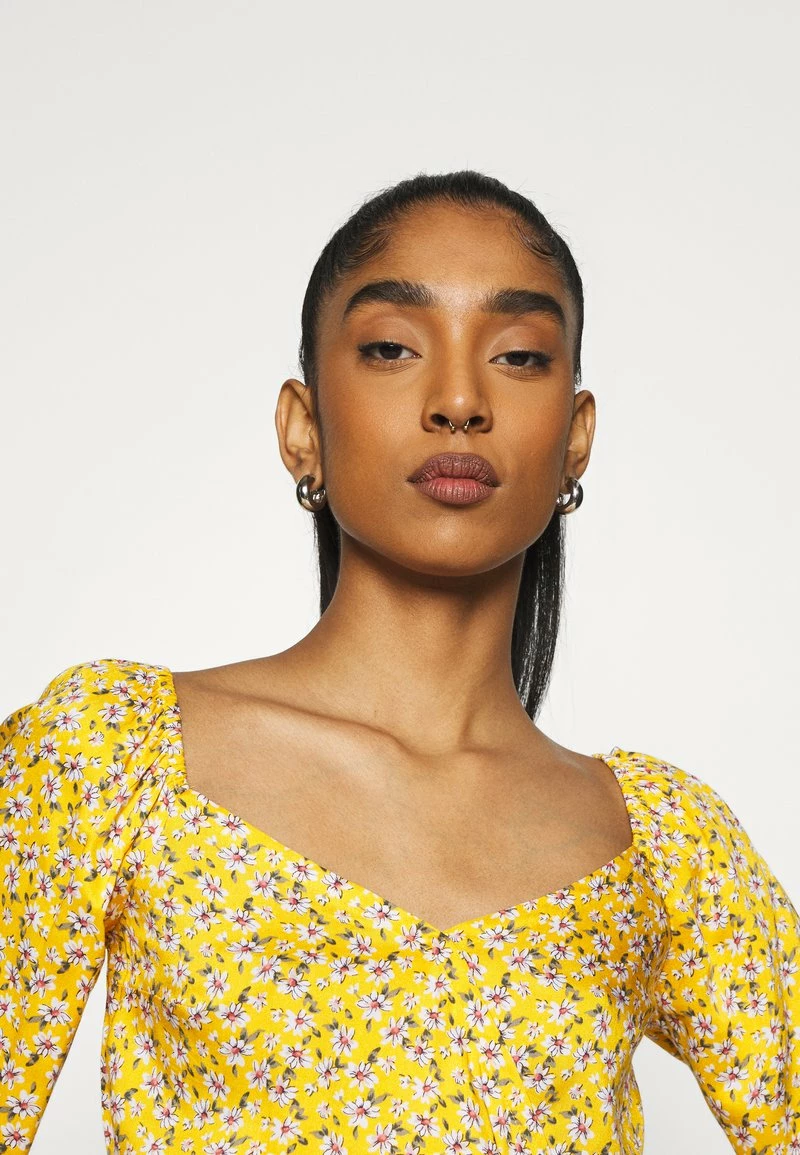 Hollister Co. Bluse - Yellow Floral | Damen 6 Hollister Co. Bluse - Yellow Floral | Damen – Bild 4