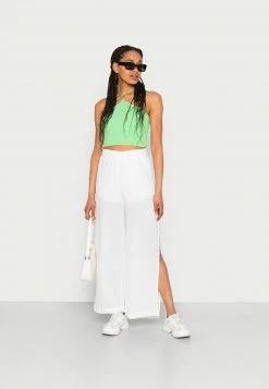 Hollister Co. PULL ON WIDE LEG PANT - Stoffhose - White | Damen -Hollister Co Verkäufe 2022 287c44dd66bd495aafb51e89a61ab241