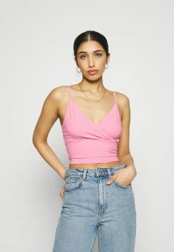 Hollister Co. WRAP CAMI TRIFECTA - Top - Neon Pink | Damen