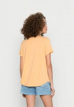 Hollister Co. EASY VEE 3 PACK - T-Shirt Basic - Bright White/apricot Nectar | Damen -Hollister Co Verkäufe 2022 2b1b51a52984451fbf3953c871047cc8