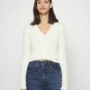 Hollister Co. CROP CARDI - Strickjacke - Jet Stream | Damen -Hollister Co Verkäufe 2022 2b3efcd2c263436fac48ec06fd156880