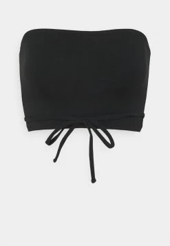 Hollister Co. STRAPPY WRAP TUBE - Top - Black | Damen