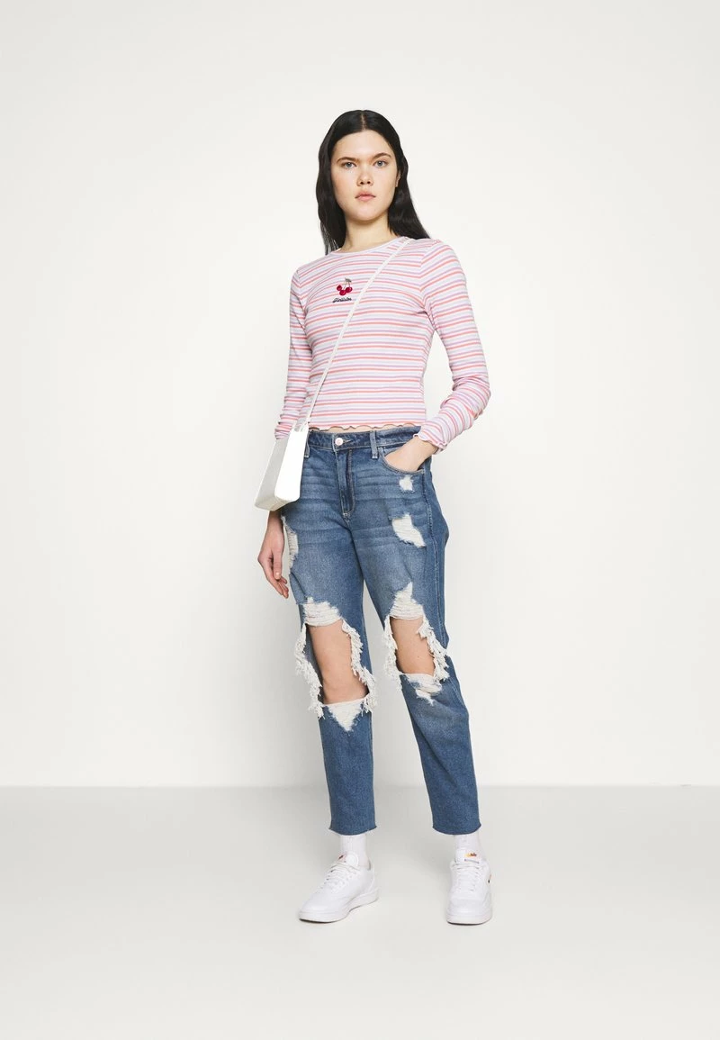 Hollister Co. MOM - Jeans Relaxed Fit - Indigo Shred | Damen 4 Hollister Co. MOM - Jeans Relaxed Fit - Indigo Shred | Damen – Bild 2