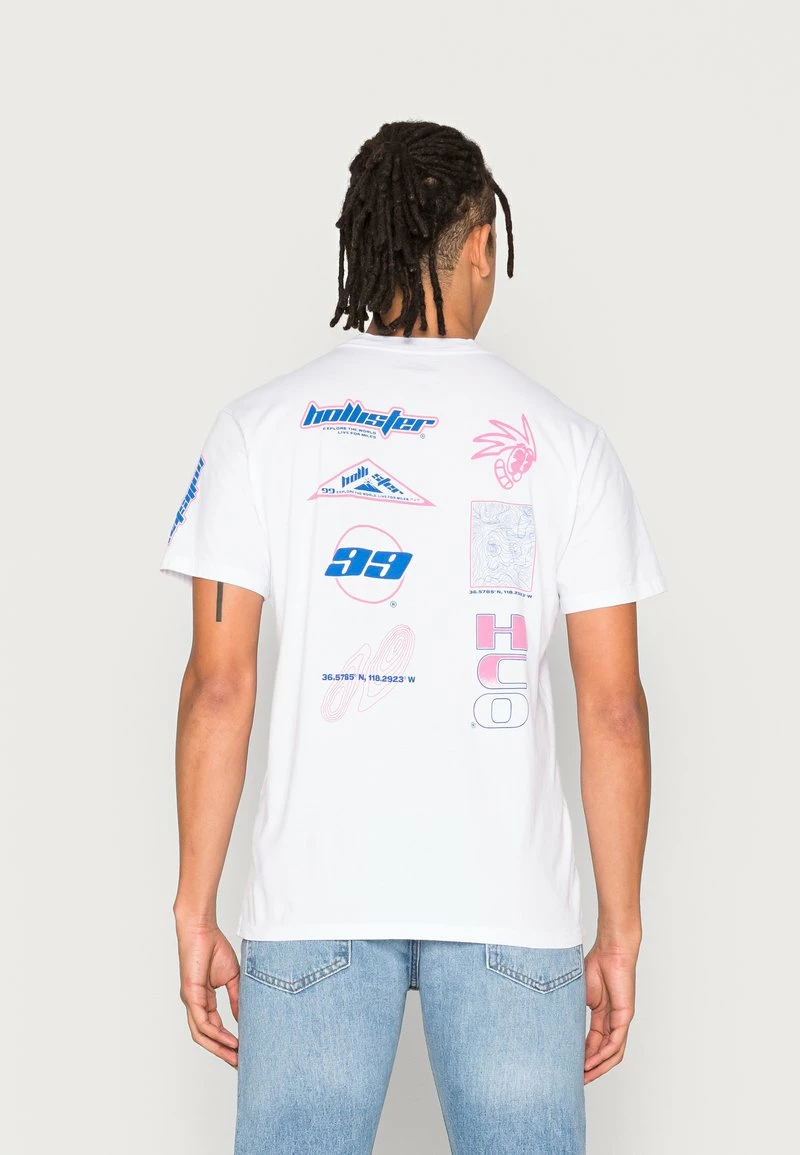 Hollister Co. T-Shirt Print - White | Herren 3 Hollister Co. T-Shirt Print - White | Herren