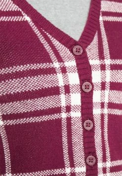 Hollister Co. ASIA SLIM CROP CARDI - Strickjacke - Burg | Damen -Hollister Co Verkäufe 2022 2ca1a0c3feab4970b63b06c52b2650b4