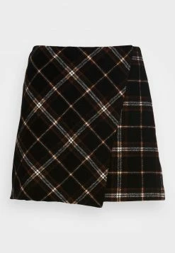 Hollister Co. PLAID STRUCTURED SKIRT - Minirock - Black Plaid | Damen -Hollister Co Verkäufe 2022 2cae13626881430fb97de5f37ac69e13