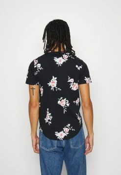 Hollister Co. CURVED HEM PATTERN - T-Shirt Print - Black | Herren -Hollister Co Verkäufe 2022 2f300e69773c4aac91d7bbdfec4d165d