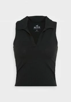 Hollister Co. BARE SEAMLESS BARE POLO - Top - Casual Black | Damen -Hollister Co Verkäufe 2022 2f5e73ce3a404ec484b80e22d1a752a1