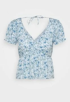 Hollister Co. BABYDOLL - Bluse - White | Damen -Hollister Co Verkäufe 2022 301c450fa6cb4e7895030cab0d865b83