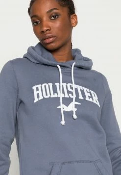 Hollister Co. CORE TREND UPDATE - Kapuzenpullover - Grisaille | Damen -Hollister Co Verkäufe 2022 30454dfa564b40e8ab30723d71edaa38