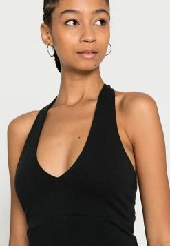 Hollister Co. BARE UNDER BUST SEAM HALTER - Top - Casual Black | Damen -Hollister Co Verkäufe 2022 3289eff913c645ecb93297676b7642ee