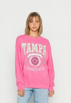 Hollister Co. TREND CREW - Sweatshirt - Azalea Pink | Damen