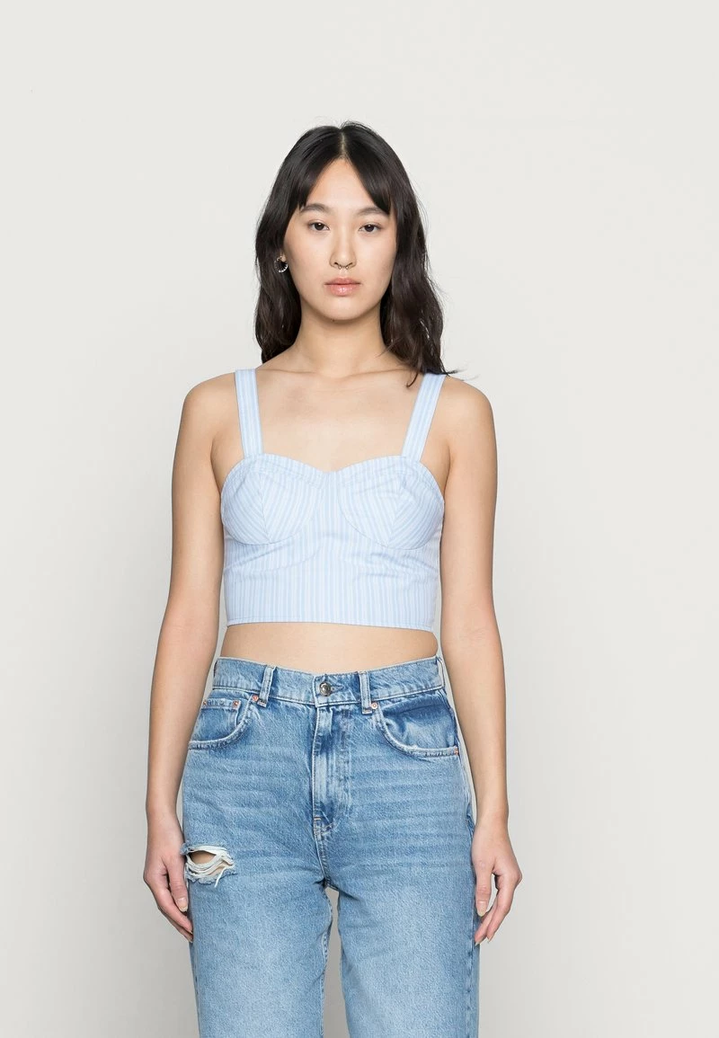 Hollister Co. BUST CUP BARE SET - Top - Blue/white | Damen 3 Hollister Co. BUST CUP BARE SET - Top - Blue/white | Damen