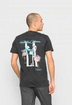 Hollister Co. SPRING DAZE - T-Shirt Print - Washed Black | Herren