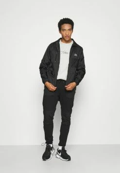 Hollister Co. LIGHTWEIGHT TERRY CREWS 2PACK - Sweatshirt - Black | Herren