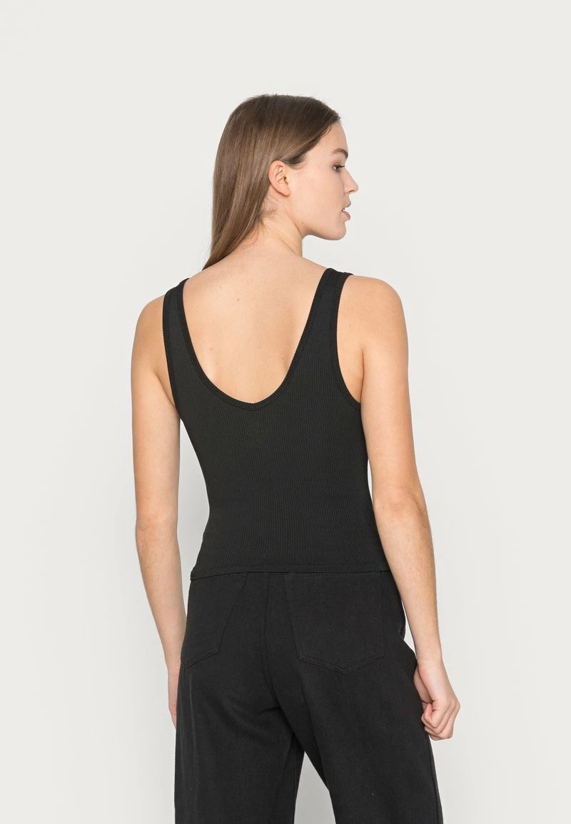 Hollister Co. BARE SEAMLESS V TANK - Top - Casual Black | Damen 5 Hollister Co. BARE SEAMLESS V TANK - Top - Casual Black | Damen – Bild 3