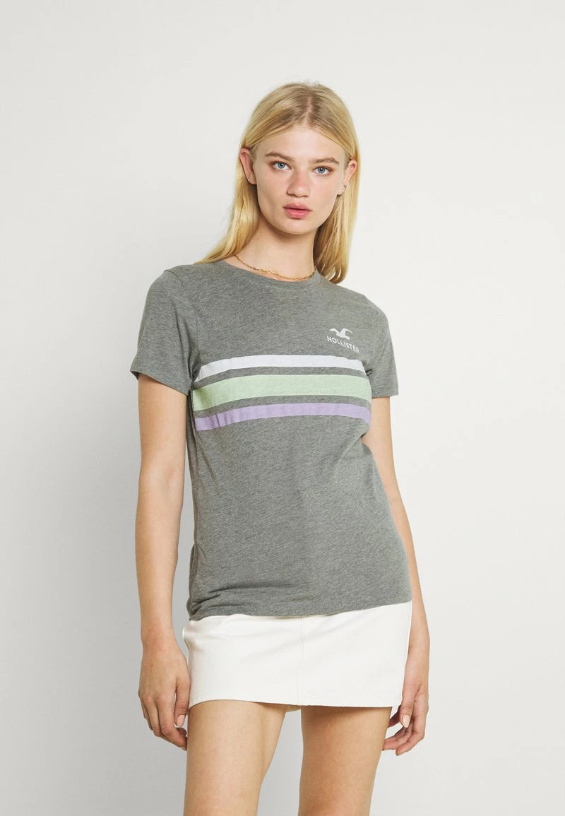 Hollister Co. TEE - T-Shirt Print - Grey | Damen 3 Hollister Co. TEE - T-Shirt Print - Grey | Damen