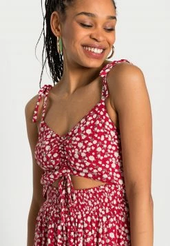 Hollister Co. BARE CUTOUT DRESS - Freizeitkleid - Red | Damen -Hollister Co Verkäufe 2022 3d5523e1d55c4d61ad195ee8ff6affeb