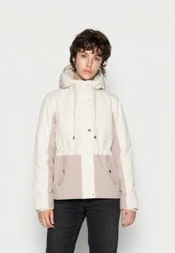 Hollister Co. LUXE ALL WEATHER JACKET - Übergangsjacke - Tan/white | Damen