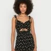 Hollister Co. Freizeitkleid - Black Floral | Damen