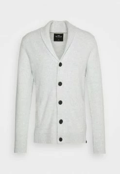 Hollister Co. SHAWL CARDI - Strickjacke - Light Grey | Herren -Hollister Co Verkäufe 2022 41bae9610edf420699db5baae615485f