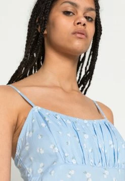 Hollister Co. BEST IS BACK BARE RUCHED BODICE ROMPER - Jumpsuit - Blue | Damen -Hollister Co Verkäufe 2022 420f4c50644040fb9db6a86a25018a4e