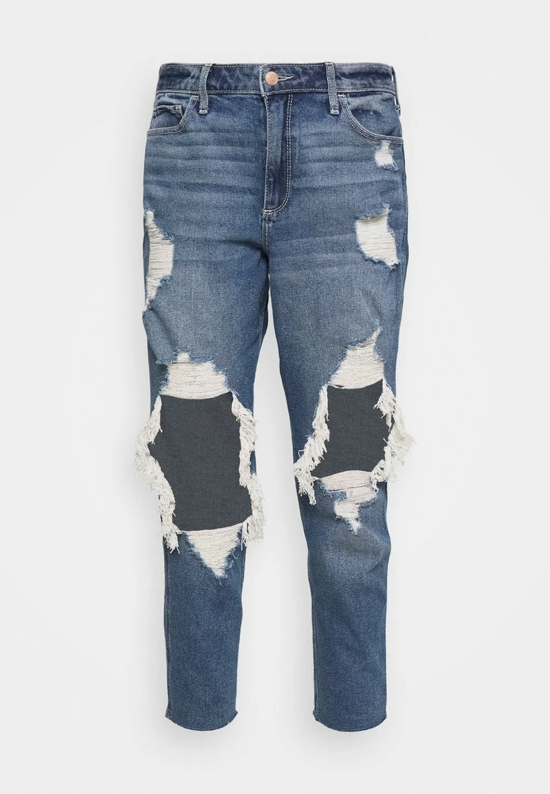 Hollister Co. MOM - Jeans Relaxed Fit - Indigo Shred | Damen 6 Hollister Co. MOM - Jeans Relaxed Fit - Indigo Shred | Damen – Bild 4