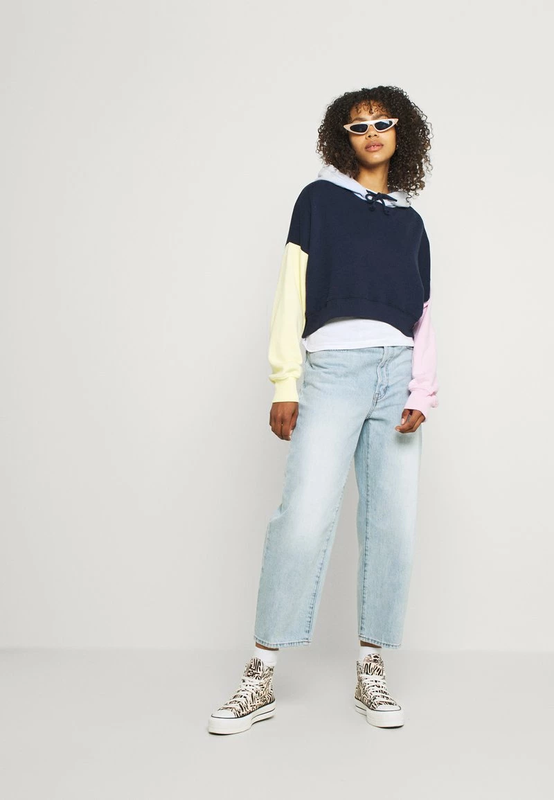 Hollister Co. COLORBLOCKED CROPPED - Sweatshirt - Navy | Damen 4 Hollister Co. COLORBLOCKED CROPPED - Sweatshirt - Navy | Damen – Bild 2
