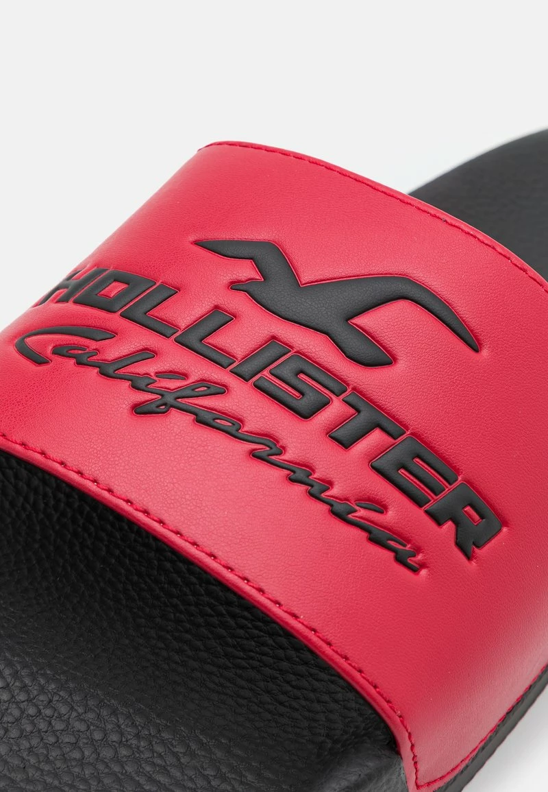 Hollister Co. Pantolette Flach - Black/red | Herren 8 Hollister Co. Pantolette Flach - Black/red | Herren – Bild 6