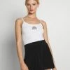 Hollister Co. PRIDE CROP BABY CAMI - Top - White | Damen