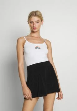 Hollister Co. PRIDE CROP BABY CAMI - Top - White | Damen