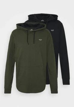 Hollister Co. Sweatshirt - Black/olive | Herren