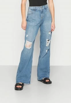 Hollister Co. VINT BAGGY - Jeans Relaxed Fit - Blue Denim | Damen