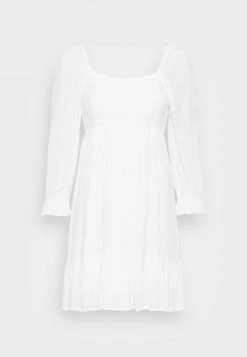 Hollister Co. EMEA SMOCKED BODICE SHORT DRESS - Freizeitkleid - White Crochet | Damen -Hollister Co Verkäufe 2022 4adcc670da564454b4b9b875afe9c386