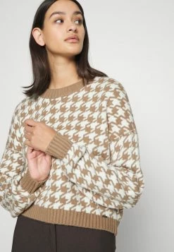 Hollister Co. LEEDLE CREW - Strickpullover - Camel | Damen -Hollister Co Verkäufe 2022 4c032c5e8f8a420582a379932c985470