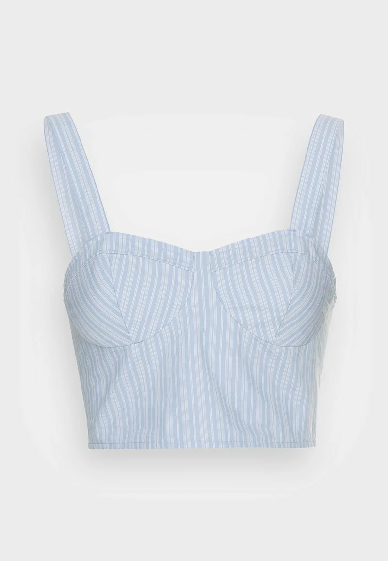 Hollister Co. BUST CUP BARE SET - Top - Blue/white | Damen 6 Hollister Co. BUST CUP BARE SET - Top - Blue/white | Damen – Bild 4