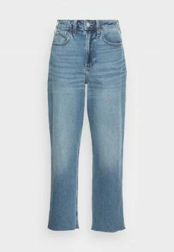 Hollister Co. CURVY KNEE VINT - Jeans Straight Leg - Blue | Damen -Hollister Co Verkäufe 2022 4d247de4f60345429eef5977d83ccb9b
