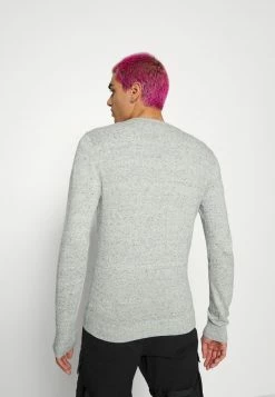 Hollister Co. CREW - Strickpullover - Light Grey | Herren -Hollister Co Verkäufe 2022 4d85b7cf61174334ab838f0b2927584c