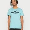 Hollister Co. WEBEX TECH SPORT LOGO SOLID - T-Shirt Print - Navy | Herren