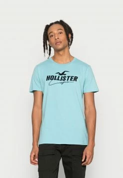 Hollister Co. WEBEX TECH SPORT LOGO SOLID - T-Shirt Print - Navy | Herren