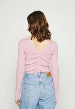 Hollister Co. SLIM CINCH FRONT N BACK - Strickpullover - Pink | Damen -Hollister Co Verkäufe 2022 4efad769abe645ad852d95ed90d30128