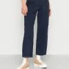 Hollister Co. UHR SOLID LEG UPDATE - Stoffhose - Navy | Damen -Hollister Co Verkäufe 2022 4f6466dba0204e70b3c49845f96392d2