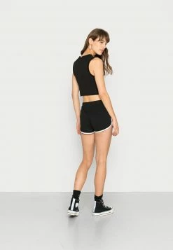 Hollister Co. CHAIN LOGO - Shorts - Black | Damen -Hollister Co Verkäufe 2022 51f60be17672419f91bb5d45549bba68