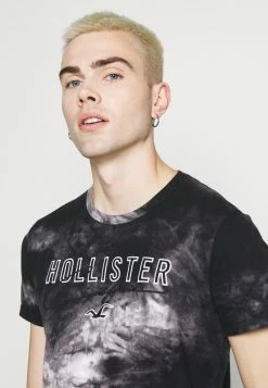 Hollister Co. CORE TECH PATTERN - T-Shirt Print - Black Wash | Herren -Hollister Co Verkäufe 2022 544501044c9341eaa4fc2dd9b57481a4