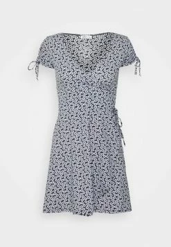 Hollister Co. CINCH DRESS - Freizeitkleid - Navy Ditsy | Damen