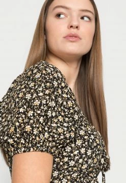 Hollister Co. Bluse - Black/warm Apricot | Damen -Hollister Co Verkäufe 2022 561a098c2c9c4834aae6fc3f82f169dc