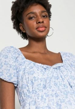Hollister Co. SUMMER PREVIEW - Freizeitkleid - Blue Floral | Damen -Hollister Co Verkäufe 2022 5680bcc6606546bf9222ec3b1c49d79e