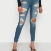 Hollister Co. Jeans Skinny Fit - Dark Blue Denim | Damen