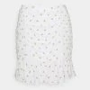 Hollister Co. CINCH SKIRT - Minirock - White | Damen -Hollister Co Verkäufe 2022 56aaa45107354aa0ad76c054658cb780